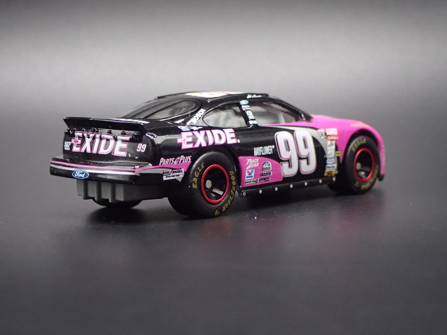 1998 98 FORD TAURUS 99 JEFF BURTON EXIDE NASCAR 1/64 SCALE DIECAST CAR