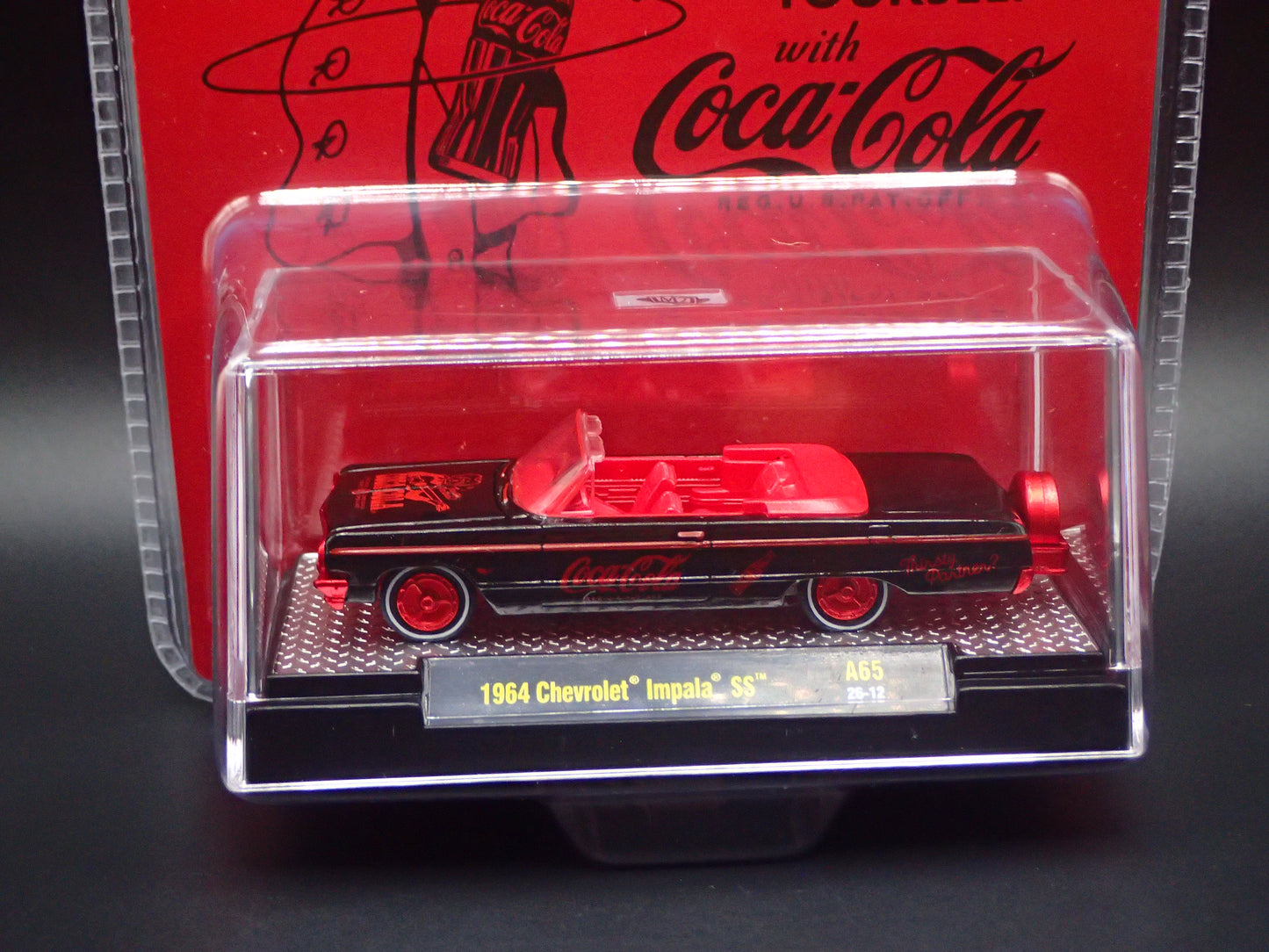 2026 M2 MACHINES 1964 CHEVROLET IMPALA SS COCA COLA RED CHASE 1/750 A65 26-12