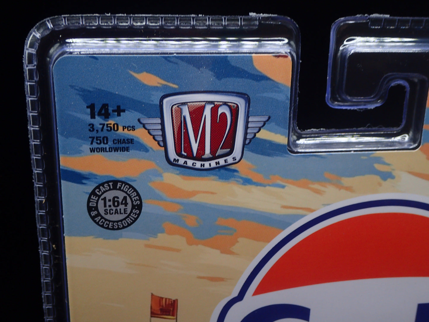 1966 FORD GT40 MK II GULF RACING 2026 M2 MACHINES DIORAMA RED CHASE R21 26-02