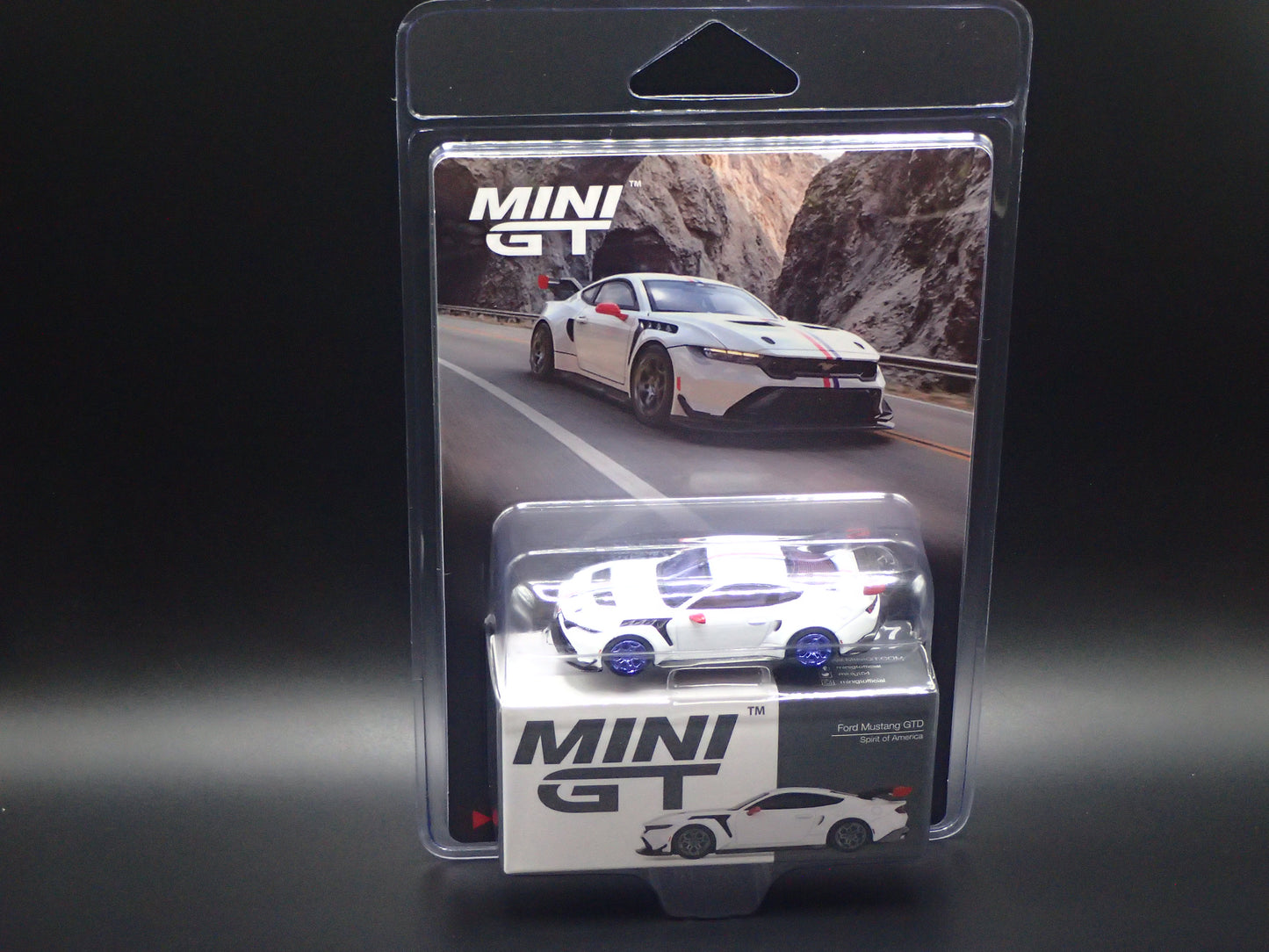 FORD MUSTANG GTD CHASE SPIRIT OF AMERICA TSM MODEL MINI GT #1097 1/64 2026