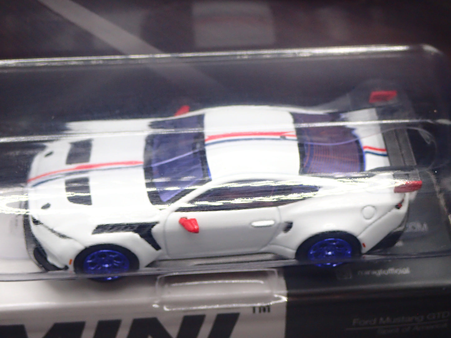 FORD MUSTANG GTD CHASE SPIRIT OF AMERICA TSM MODEL MINI GT #1097 1/64 2026