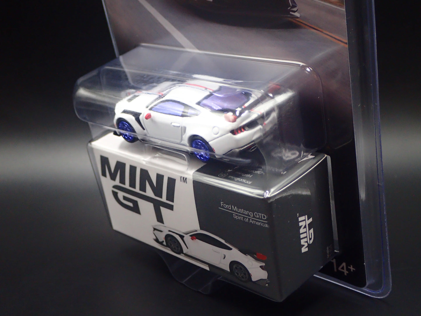 FORD MUSTANG GTD CHASE SPIRIT OF AMERICA TSM MODEL MINI GT #1097 1/64 2026