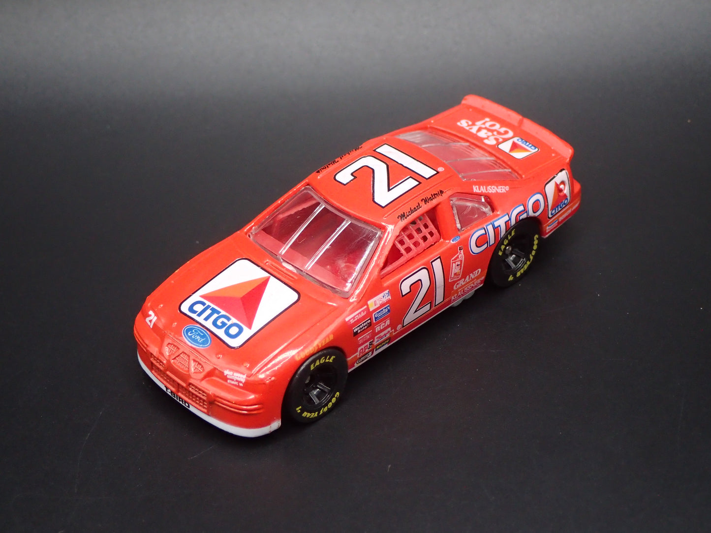 1997 FORD THUNDERBIRD 21 MICHAEL WALTRIP CITGO NASCAR 1:64 SCALE DIECAST CAR