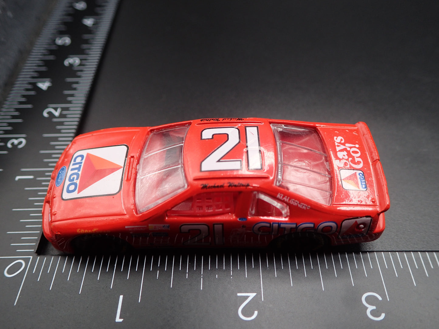 1997 FORD THUNDERBIRD 21 MICHAEL WALTRIP CITGO NASCAR 1:64 SCALE DIECAST CAR