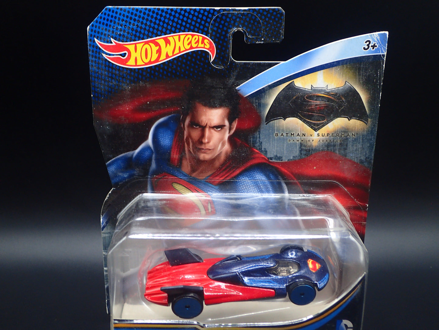 2015 HOT WHEELS DC SUPERMAN VS BATMAN HOT WHEELS CHARACTER CARS 1/64