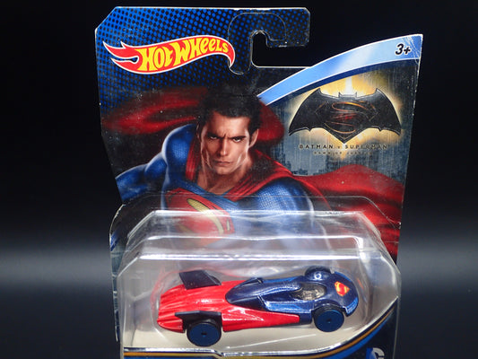 2015 HOT WHEELS DC SUPERMAN VS BATMAN HOT WHEELS CHARACTER CARS 1/64