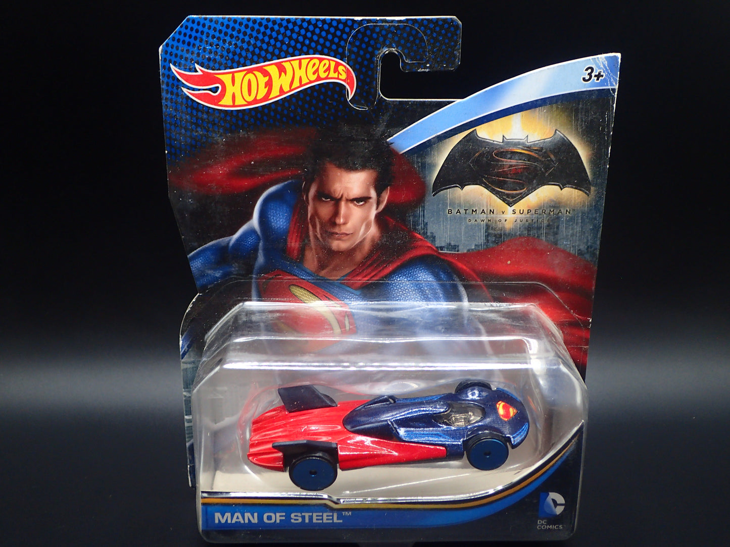 2015 HOT WHEELS DC SUPERMAN VS BATMAN HOT WHEELS CHARACTER CARS 1/64