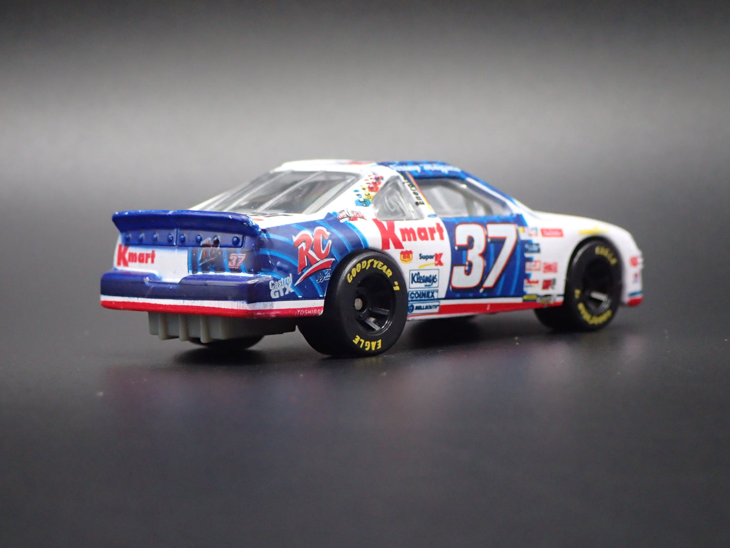 1997 97 FORD THUNDERBIRD 37 JEREMY MAYFIELD KMART NASCAR 1/64 SCALE DIECAST CAR
