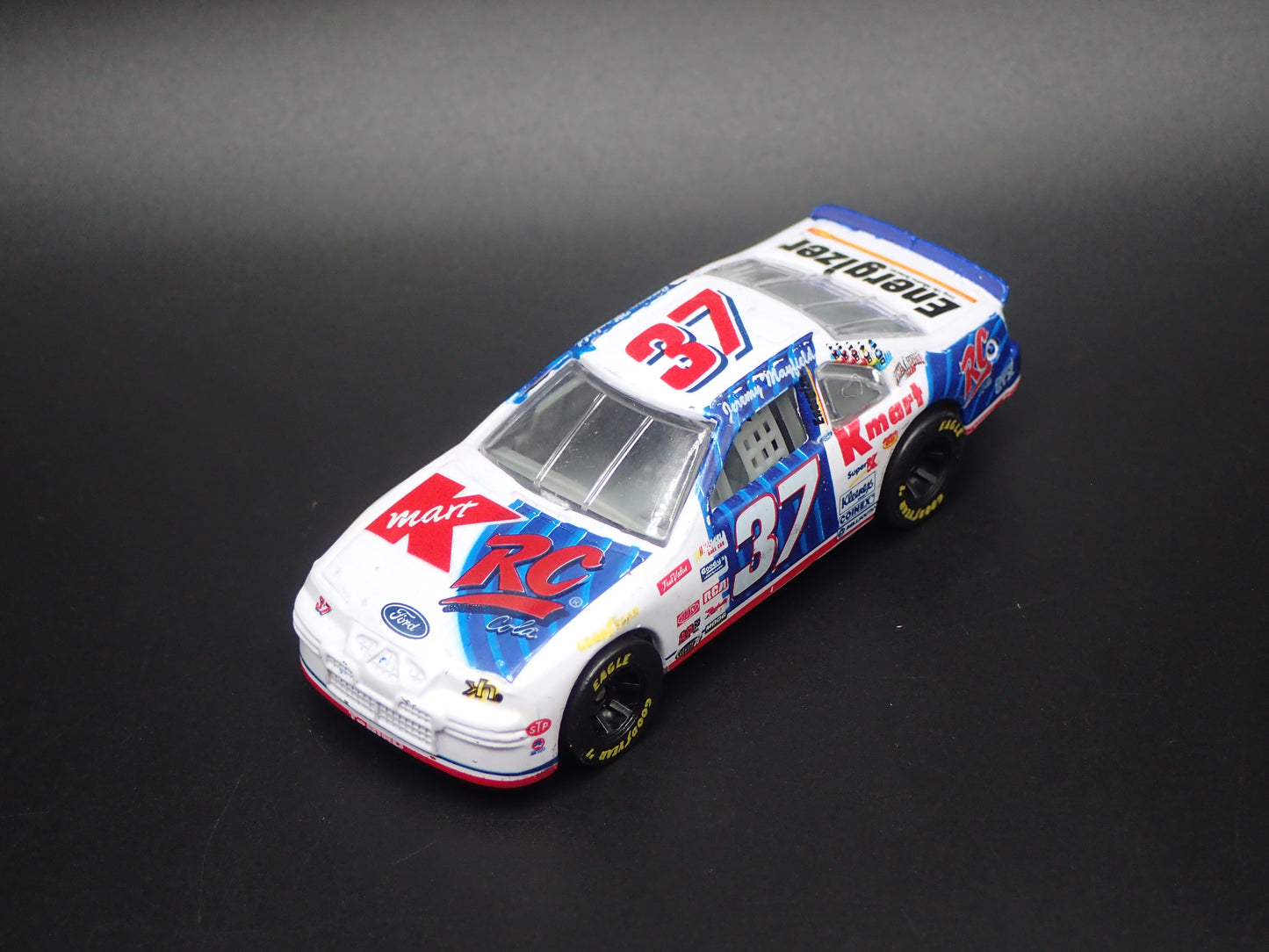 1997 97 FORD THUNDERBIRD 37 JEREMY MAYFIELD KMART NASCAR 1/64 SCALE DIECAST CAR