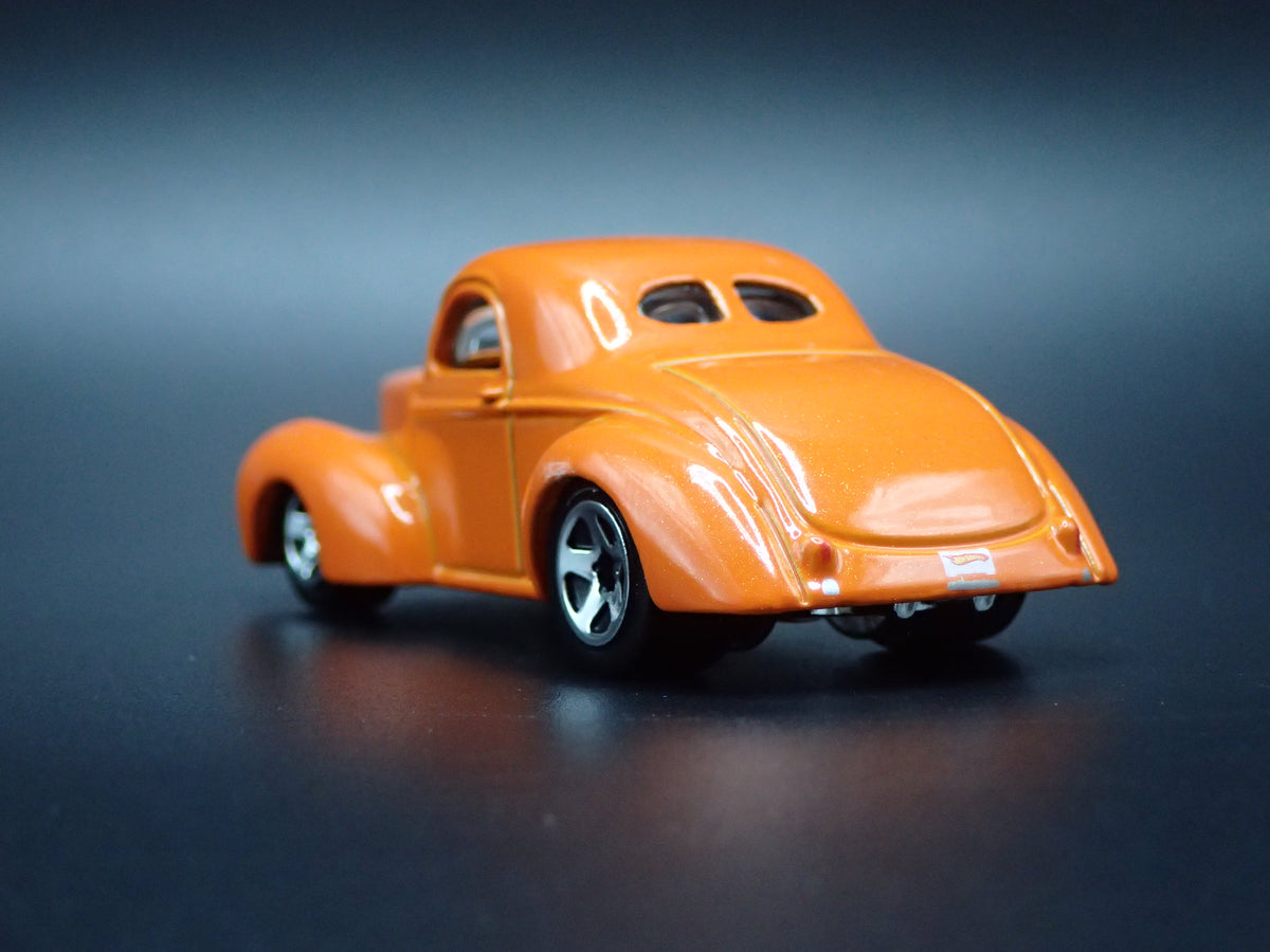 1941 41 WILLYS COUPE ORANGE 1:64 SCALE COLLECTIBLE DIORAMA DIECAST MODEL CAR