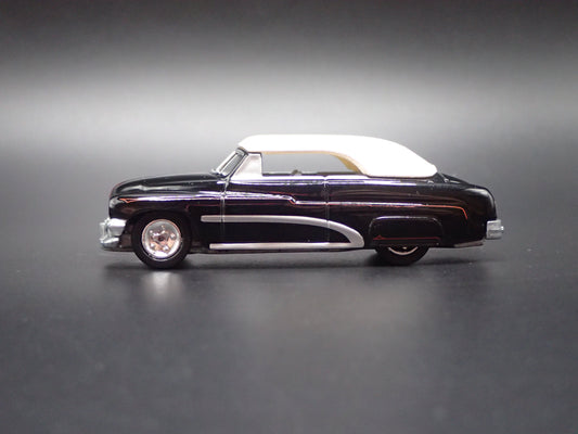 1951 51 MERC MERCURY CONVERTIBLE BLACK RARE 1:64 SCALE DIORAMA DIECAST MODEL CAR