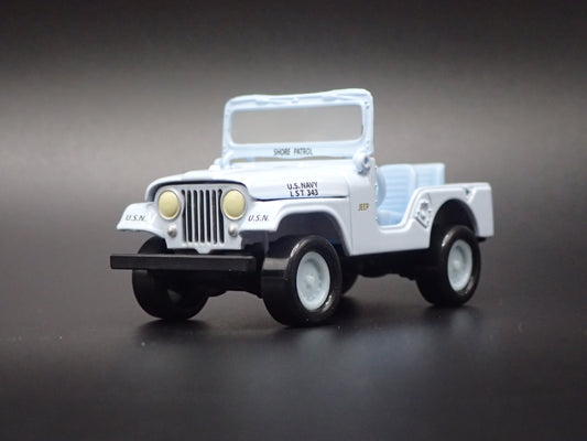 1944-1986 JEEP CJ5 US NAVY 1/64 SCALE COLLECTIBLE DIORAMA DIECAST MODEL CAR