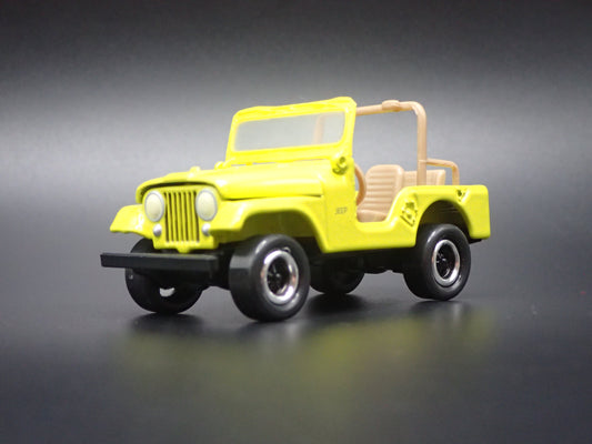 1944-1986 JEEP CJ5 NEON 1/64 SCALE COLLECTIBLE DIORAMA DIECAST MODEL CAR