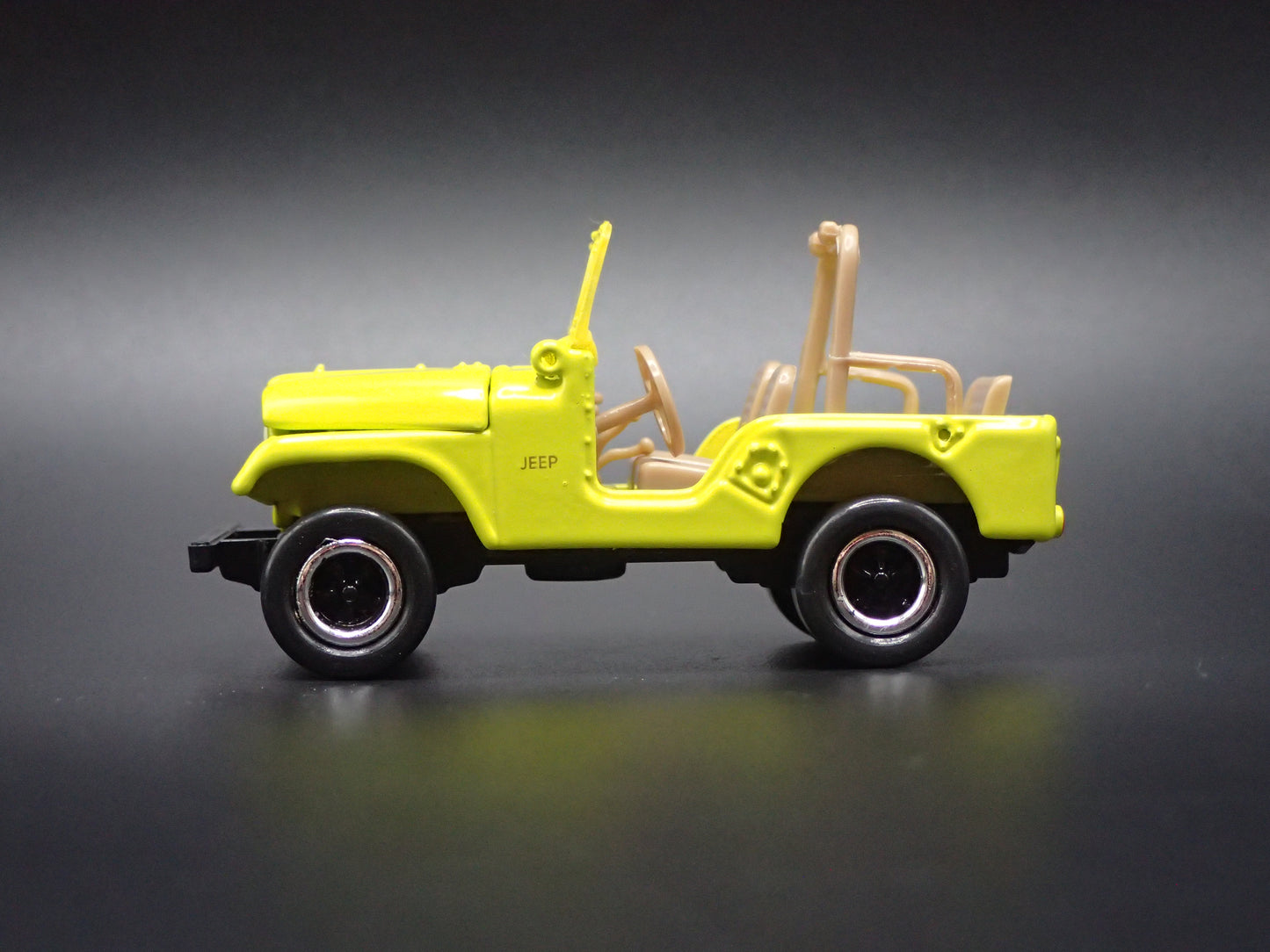 1944-1986 JEEP CJ5 NEON 1/64 SCALE COLLECTIBLE DIORAMA DIECAST MODEL CAR