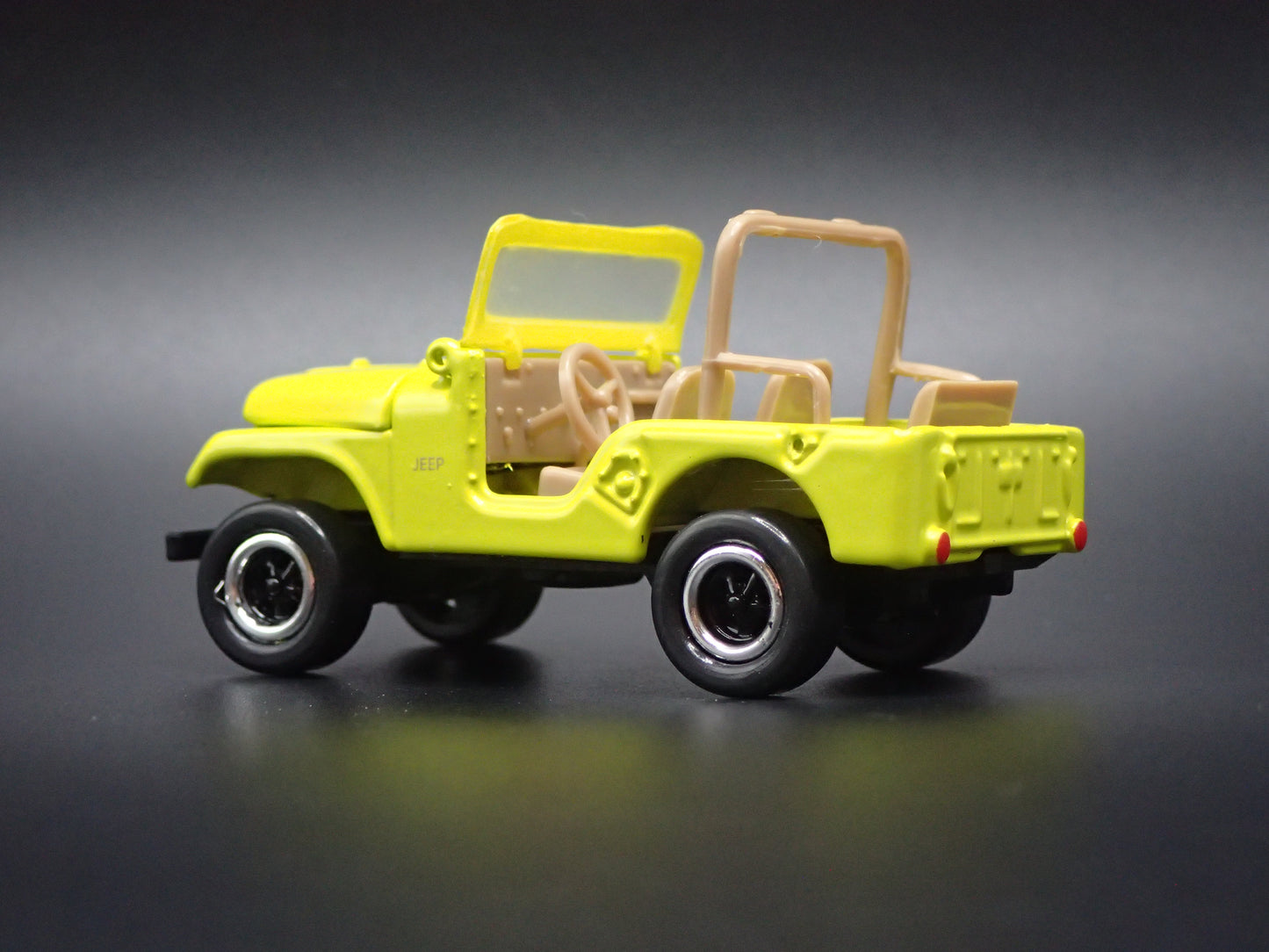 1944-1986 JEEP CJ5 NEON 1/64 SCALE COLLECTIBLE DIORAMA DIECAST MODEL CAR