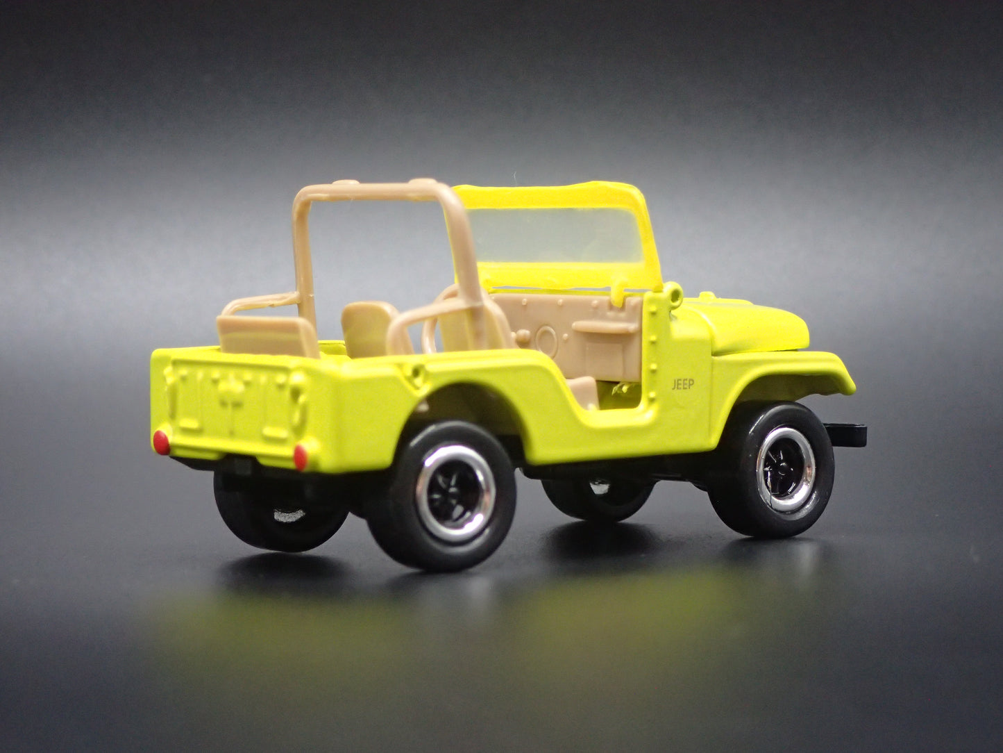 1944-1986 JEEP CJ5 NEON 1/64 SCALE COLLECTIBLE DIORAMA DIECAST MODEL CAR