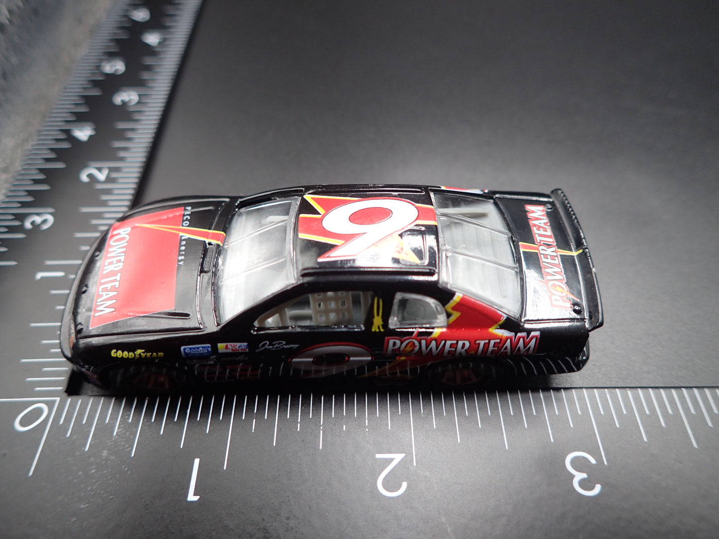 1997 97 FORD THUNDERBIRD 9 JOE BESSEY POWER TEAM NASCAR  1:64 SCALE DIECAST CAR