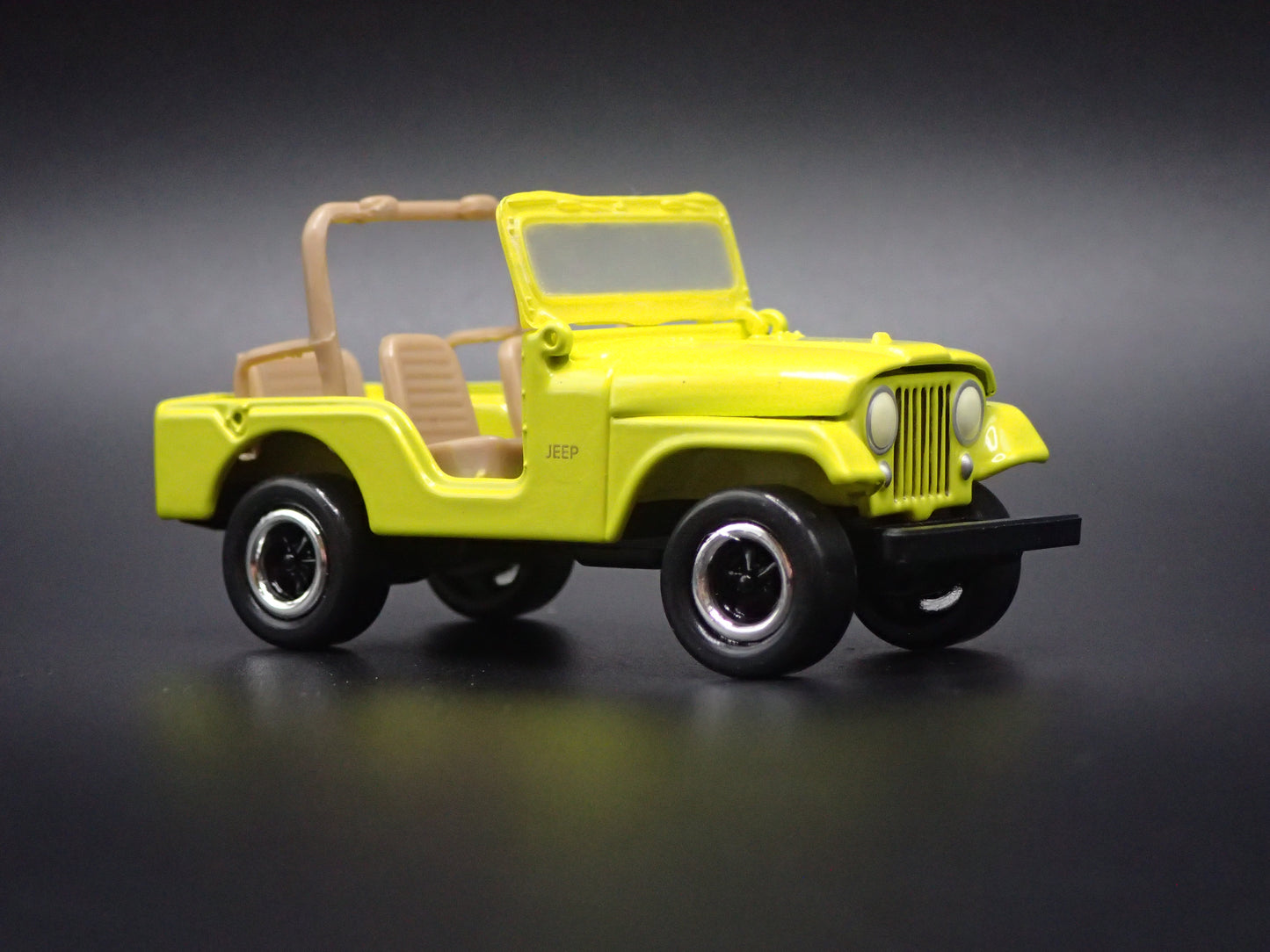 1944-1986 JEEP CJ5 NEON 1/64 SCALE COLLECTIBLE DIORAMA DIECAST MODEL CAR