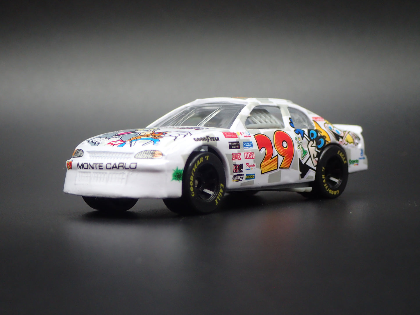 1997 CHEVY MONTE CARLO 29 ROBERT PRESSLEY CARTOON NETWORK NASCAR 1/64 SCALE DIECAST CAR