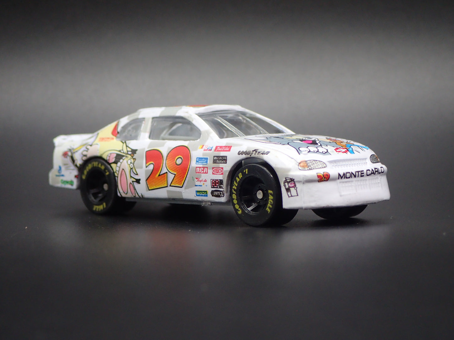 1997 CHEVY MONTE CARLO 29 ROBERT PRESSLEY CARTOON NETWORK NASCAR 1/64 SCALE DIECAST CAR