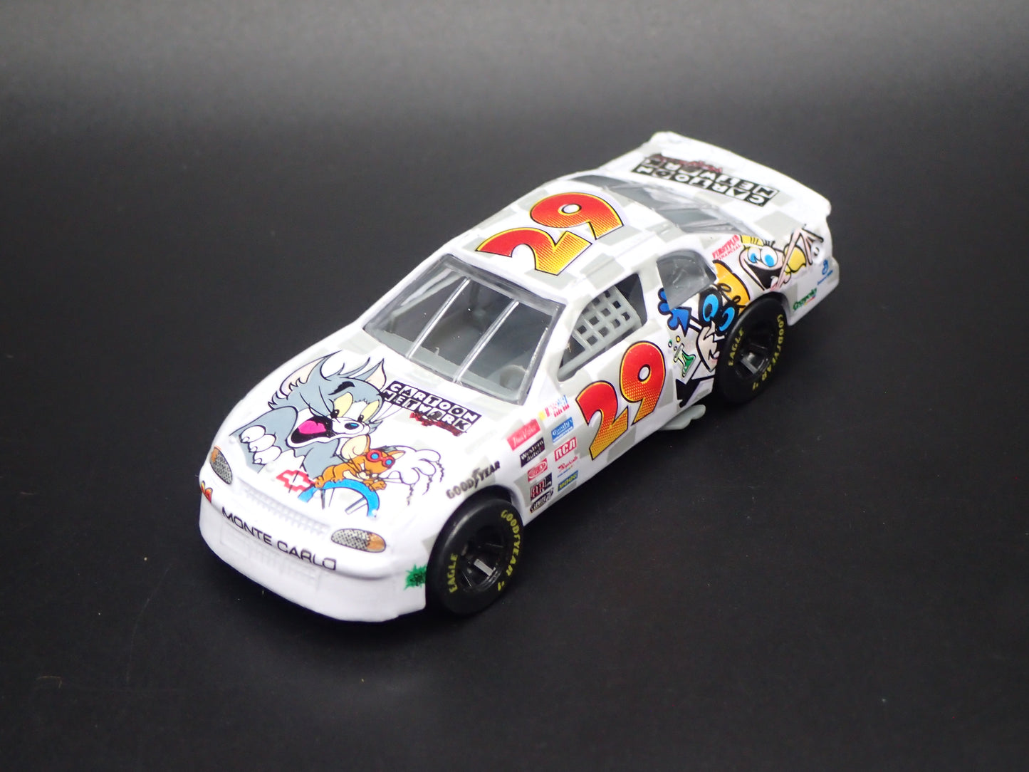 1997 CHEVY MONTE CARLO 29 ROBERT PRESSLEY CARTOON NETWORK NASCAR 1/64 SCALE DIECAST CAR