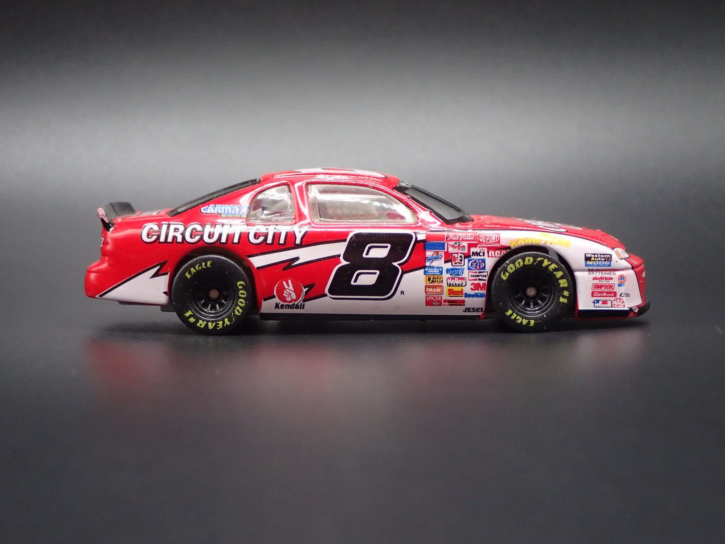 1998 98 CHEVY MONTE CARLO 8 HUT STRICKLIN NASCAR 1:64 SCALE DIECAST MODEL CAR