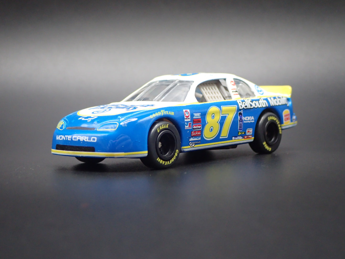 1996 CHEVY CHEVROLET MONTE CARLO 87 JOE NEMECHEK NASCAR 1:64 SCALE DIECAST MODEL CAR