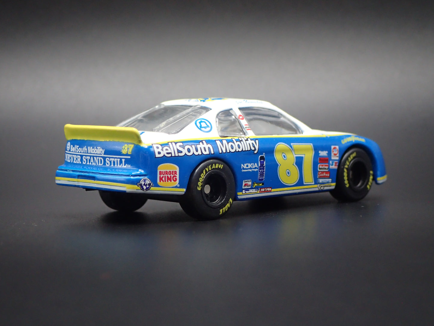 1996 CHEVY CHEVROLET MONTE CARLO 87 JOE NEMECHEK NASCAR 1:64 SCALE DIECAST MODEL CAR