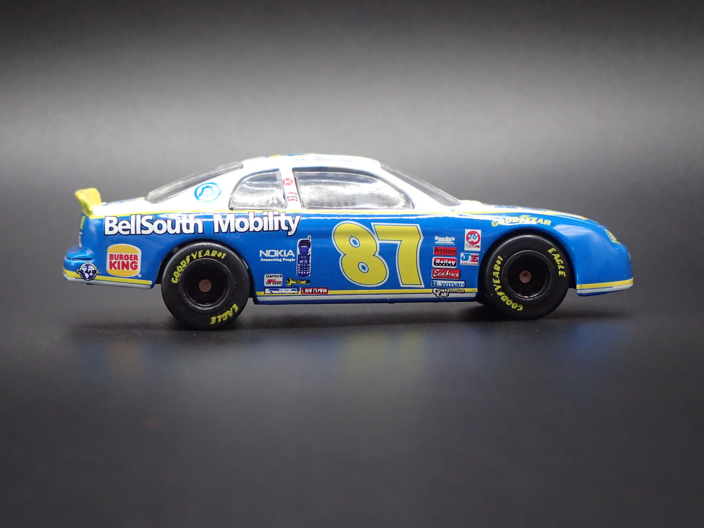 1996 CHEVY CHEVROLET MONTE CARLO 87 JOE NEMECHEK NASCAR 1:64 SCALE DIECAST MODEL CAR