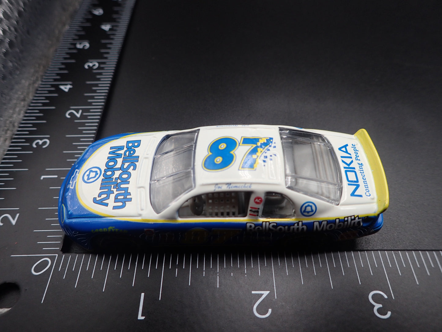 1996 CHEVY CHEVROLET MONTE CARLO 87 JOE NEMECHEK NASCAR 1:64 SCALE DIECAST MODEL CAR