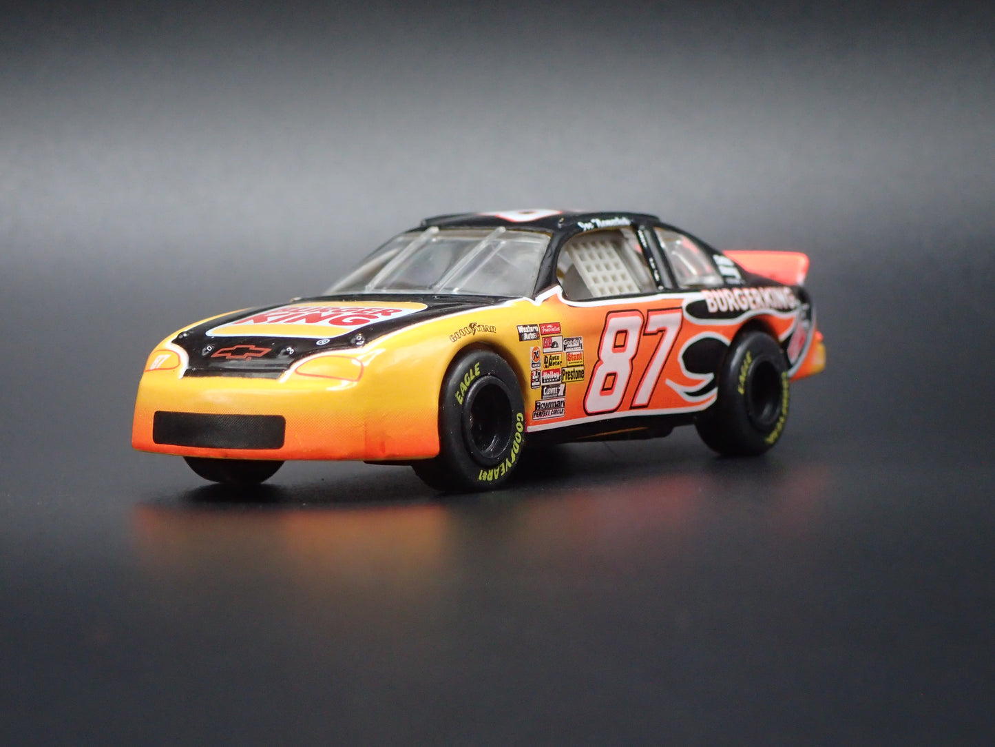 1996 CHEVY CHEVROLET MONTE CARLO 87 JOE NEMECHEK NASCAR 1:64 SCALE DIECAST MODEL CAR