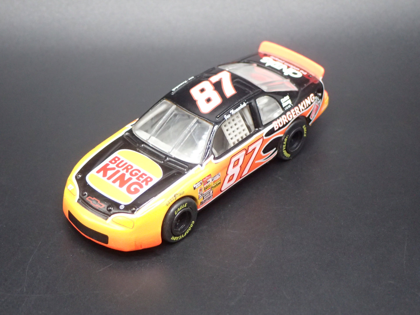 1996 CHEVY CHEVROLET MONTE CARLO 87 JOE NEMECHEK NASCAR 1:64 SCALE DIECAST MODEL CAR