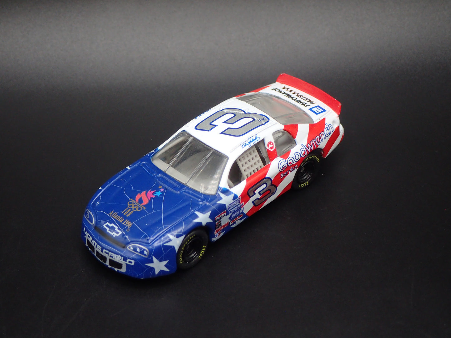 1996 CHEVROLET MONTE CARLO 3 DALE EARNHARDT NASCAR 1:64 SCALE DIECAST MODEL CAR