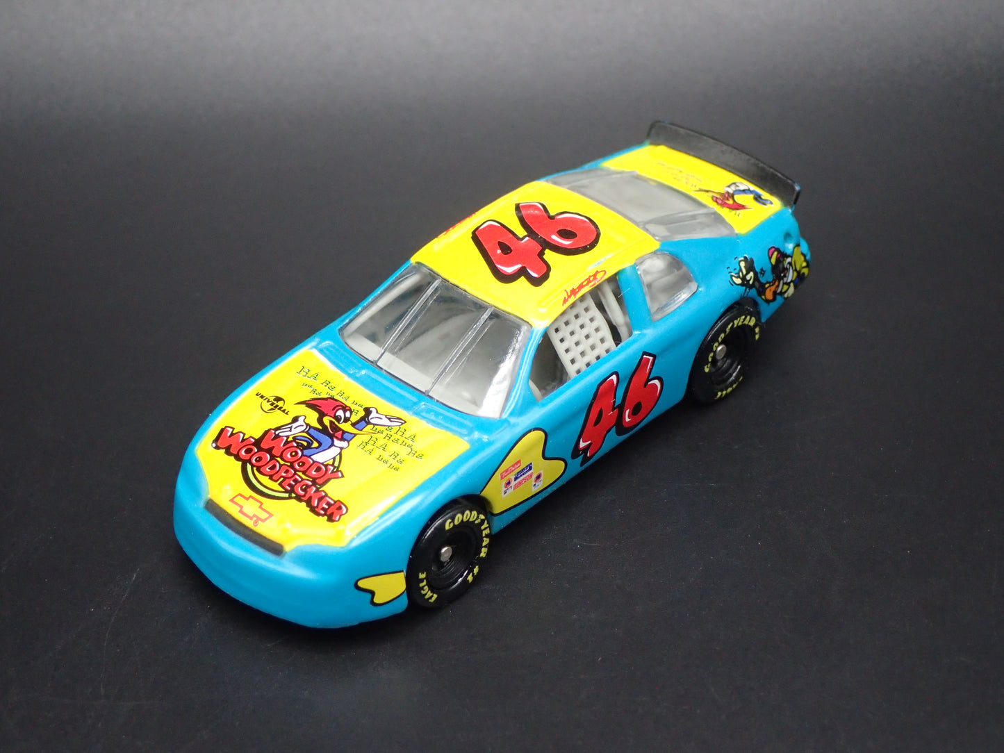 1997 97 CHEVROLET MONTE CARLO 46 WALLY DALLENBACH NASCAR 1:64 SCALE DIECAST CAR