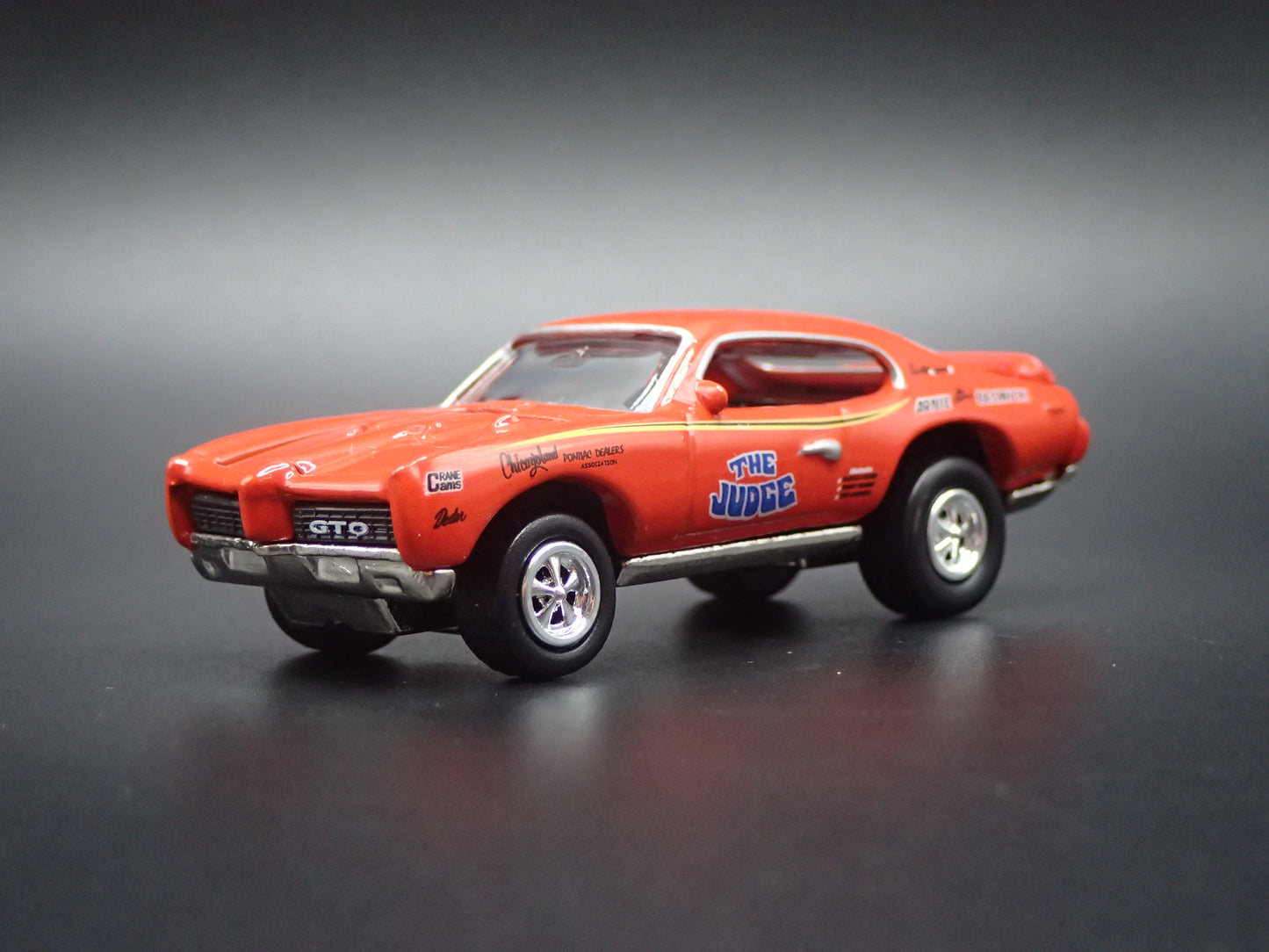 1969 69 PONTIAC GTO JUDGE SUPER STOCK ARNIE BESWICK 1:64 SCALE DIECAST MODEL CAR
