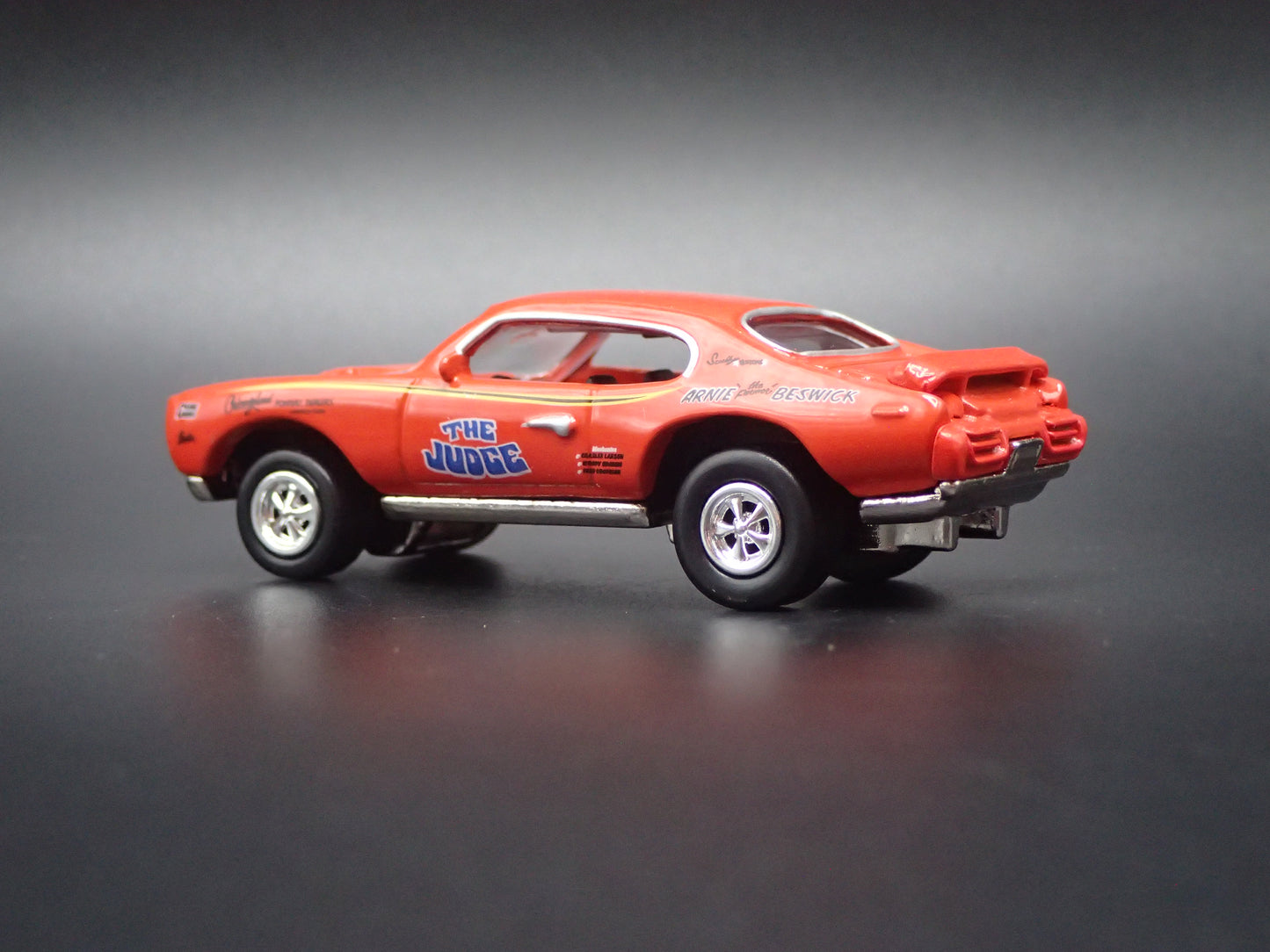 1969 69 PONTIAC GTO JUDGE SUPER STOCK ARNIE BESWICK 1:64 SCALE DIECAST MODEL CAR