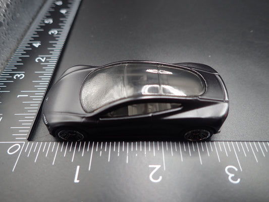 TESLA ROADSTER CONCEPT BLACK 1:64 SCALE COLLECTIBLE DIORAMA DIECAST MODEL CAR