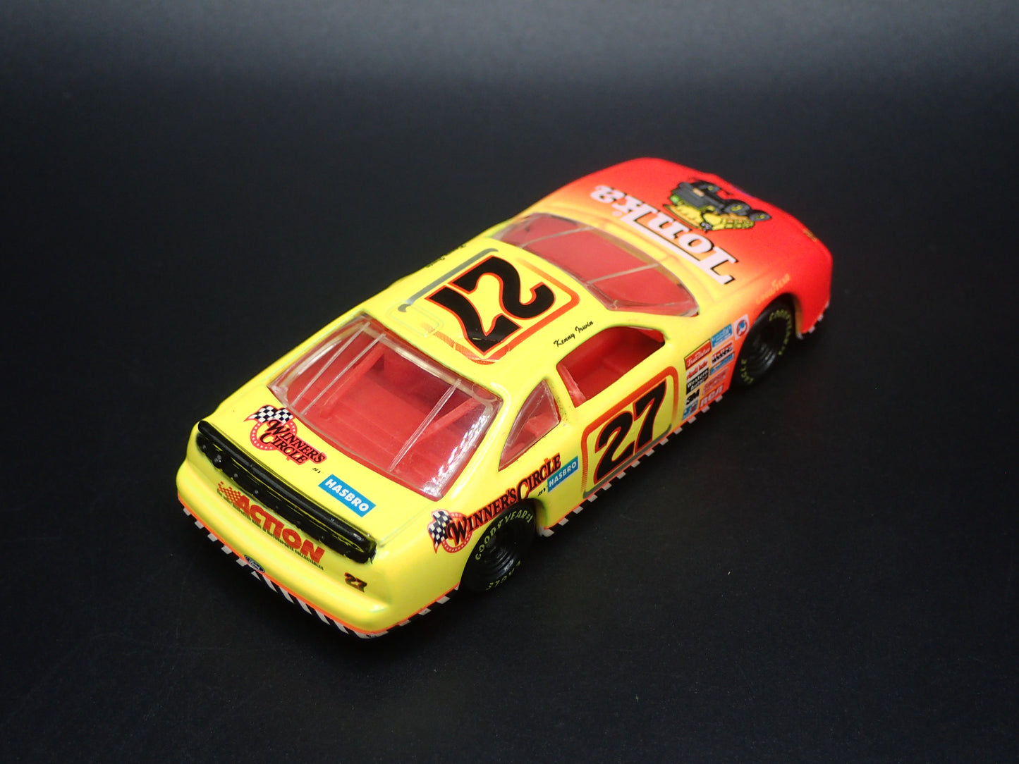 1998 98 FORD THUNDERBIRD 27 KENNY IRWIN JR TONKA NASCAR  1/64 SCALE DIECAST CAR