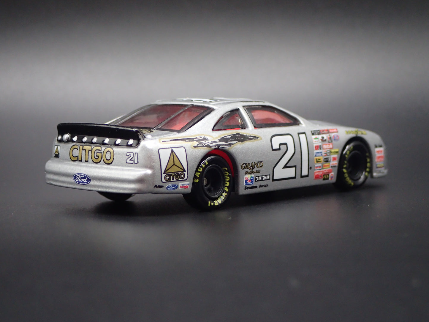 1996 FORD THUNDERBIRD 21 MICHAEL WALTRIP CITGO NASCAR 1:64 SCALE DIECAST CAR