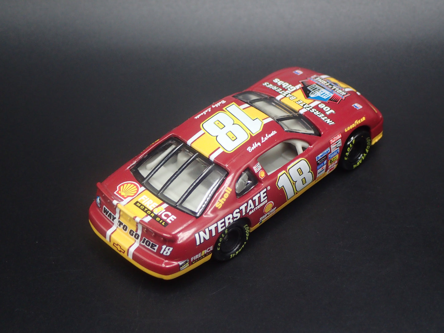 1996 CHEVY CHEVROLET MONTE CARLO 18 BOBBY LABONTE NASCAR 1:64 SCALE DIECAST CAR
