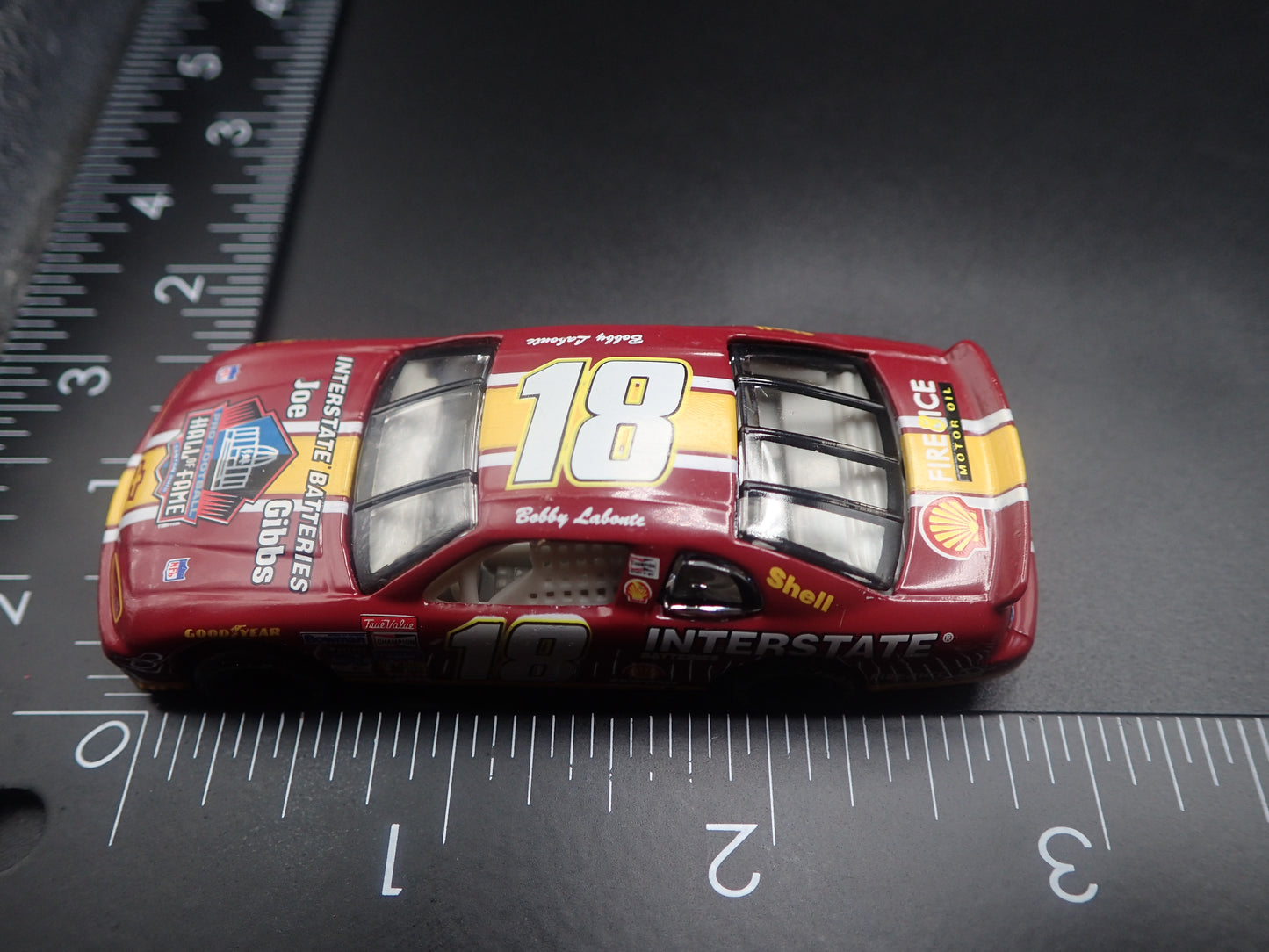 1996 CHEVY CHEVROLET MONTE CARLO 18 BOBBY LABONTE NASCAR 1:64 SCALE DIECAST CAR