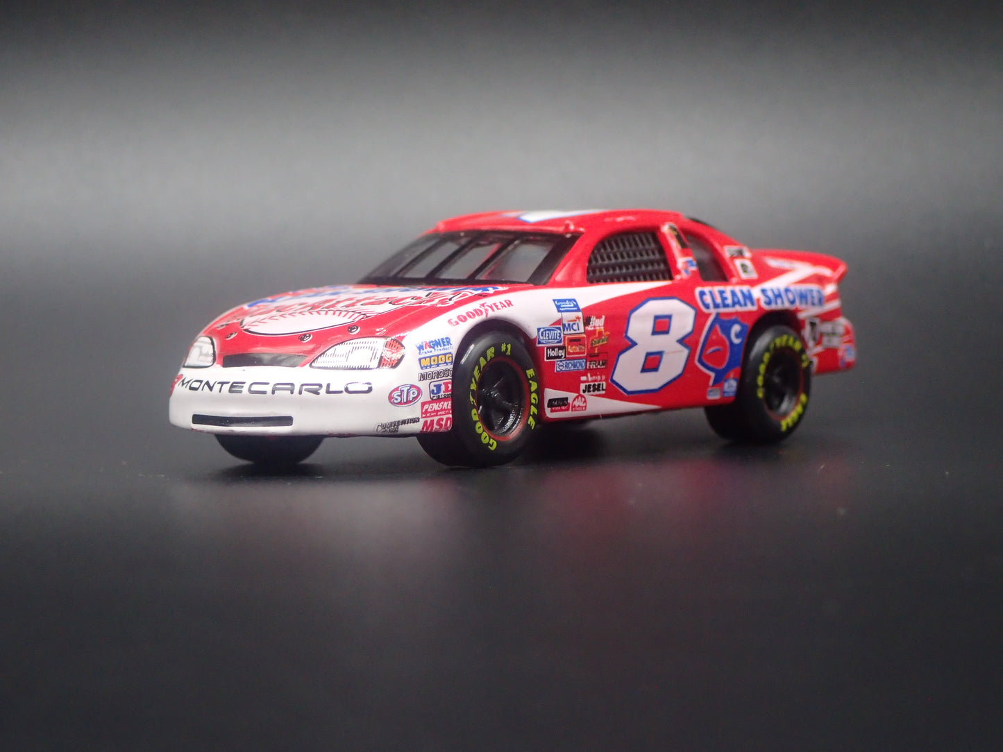 1999 CHEVY MONTE CARLO #8 BOBBY HILLIN JR NASCAR 1:64 SCALE DIECAST MODEL CAR