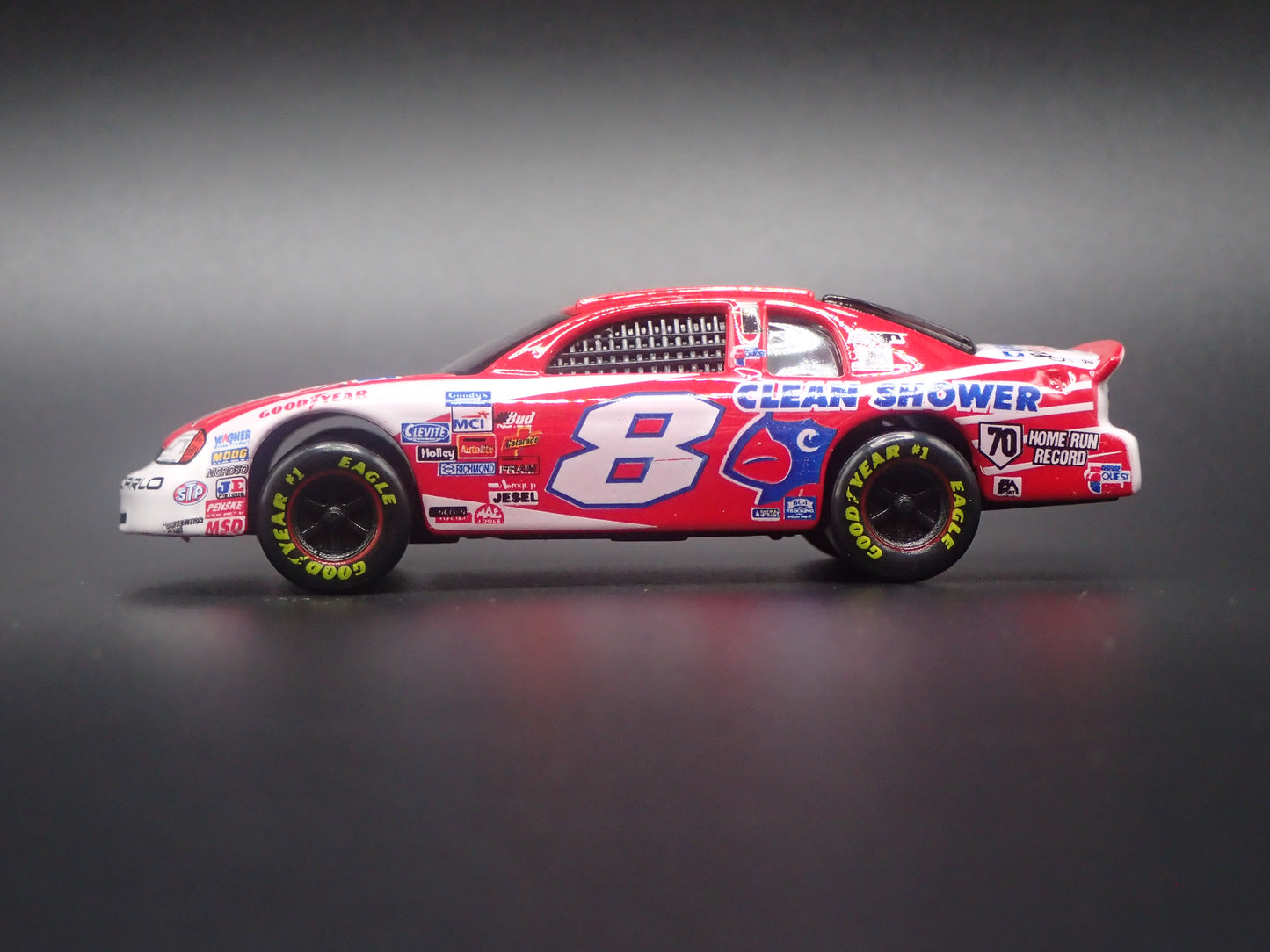 1999 CHEVY MONTE CARLO #8 BOBBY HILLIN JR NASCAR 1:64 SCALE DIECAST MODEL CAR