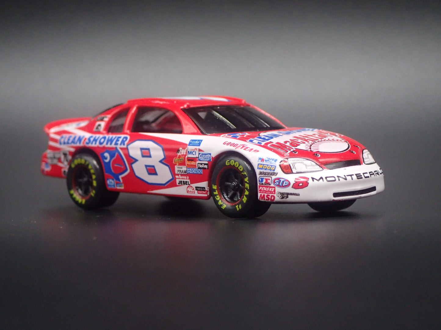 1999 CHEVY MONTE CARLO #8 BOBBY HILLIN JR NASCAR 1:64 SCALE DIECAST MODEL CAR