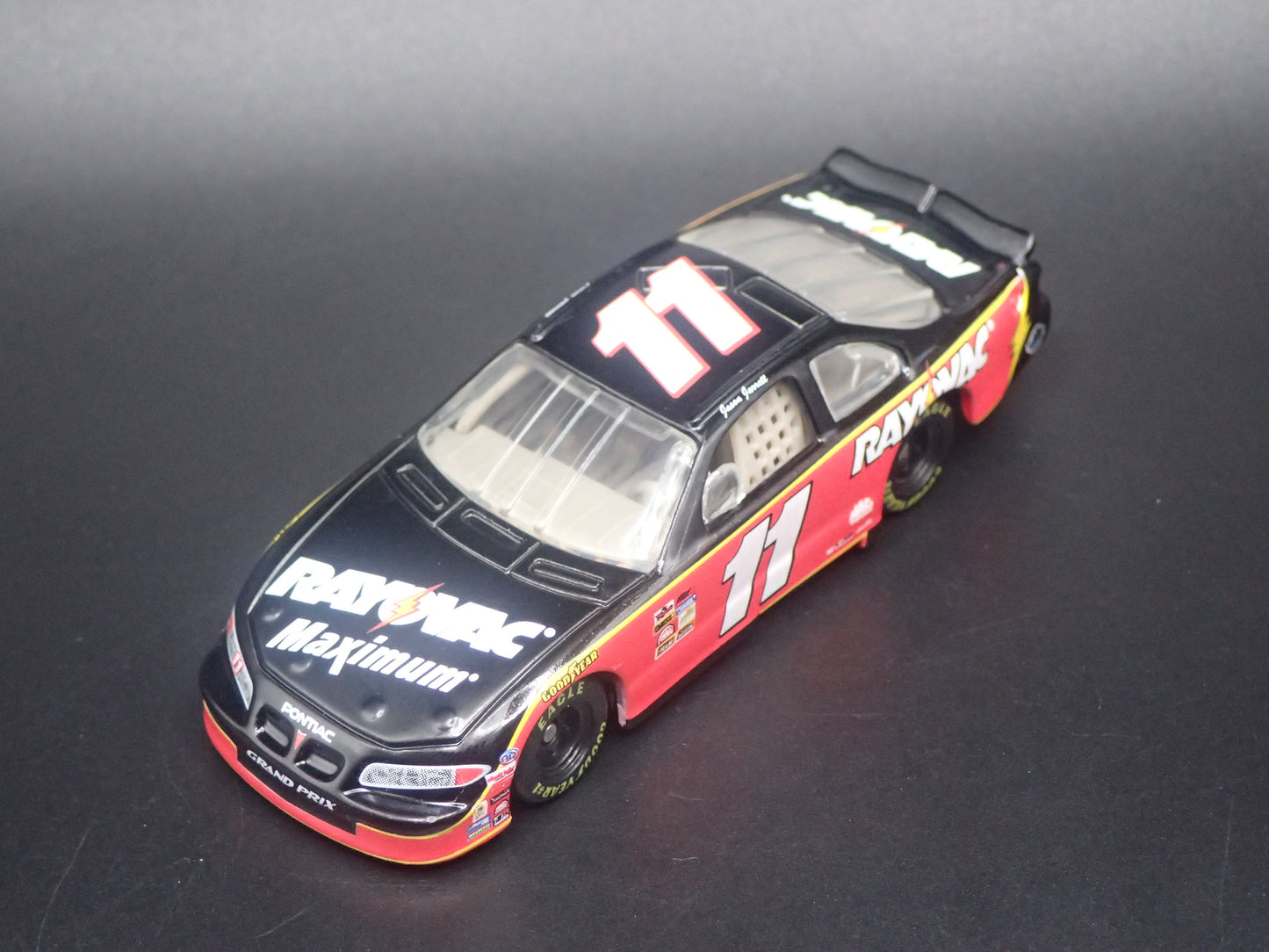 1999 99 PONTIAC GRAND PRIX 11 JASON JARRETT RAYOVAC NASCAR 1:64 DIECAST MODEL CAR