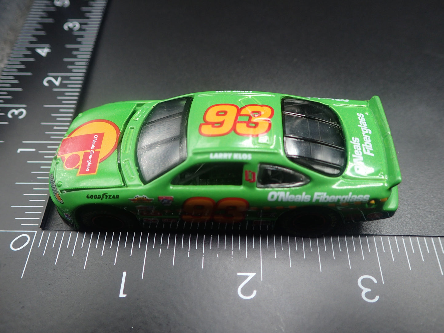 1998 98 PONTIAC GRAND PRIX 93 LARRY KLOS NASCAR 1:64 SCALE DIECAST MODEL CAR