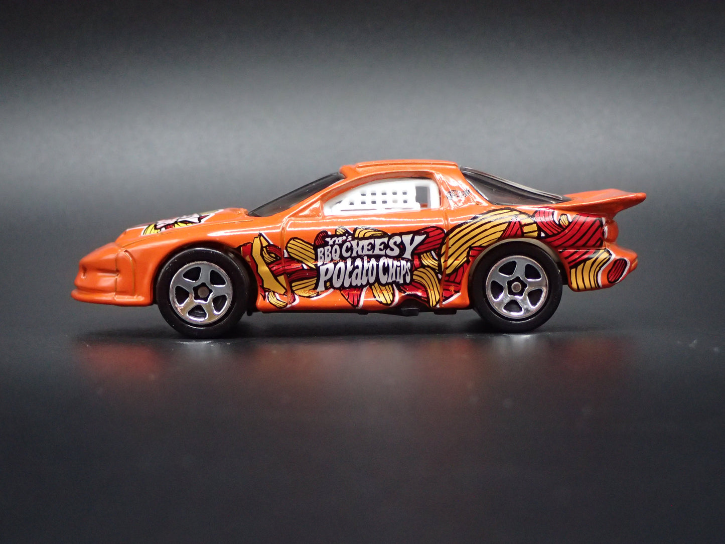 PONTIAC FIREBIRD IROC ORANGE 1:64 SCALE COLLECTIBLE DIORAMA DIECAST MODEL CAR