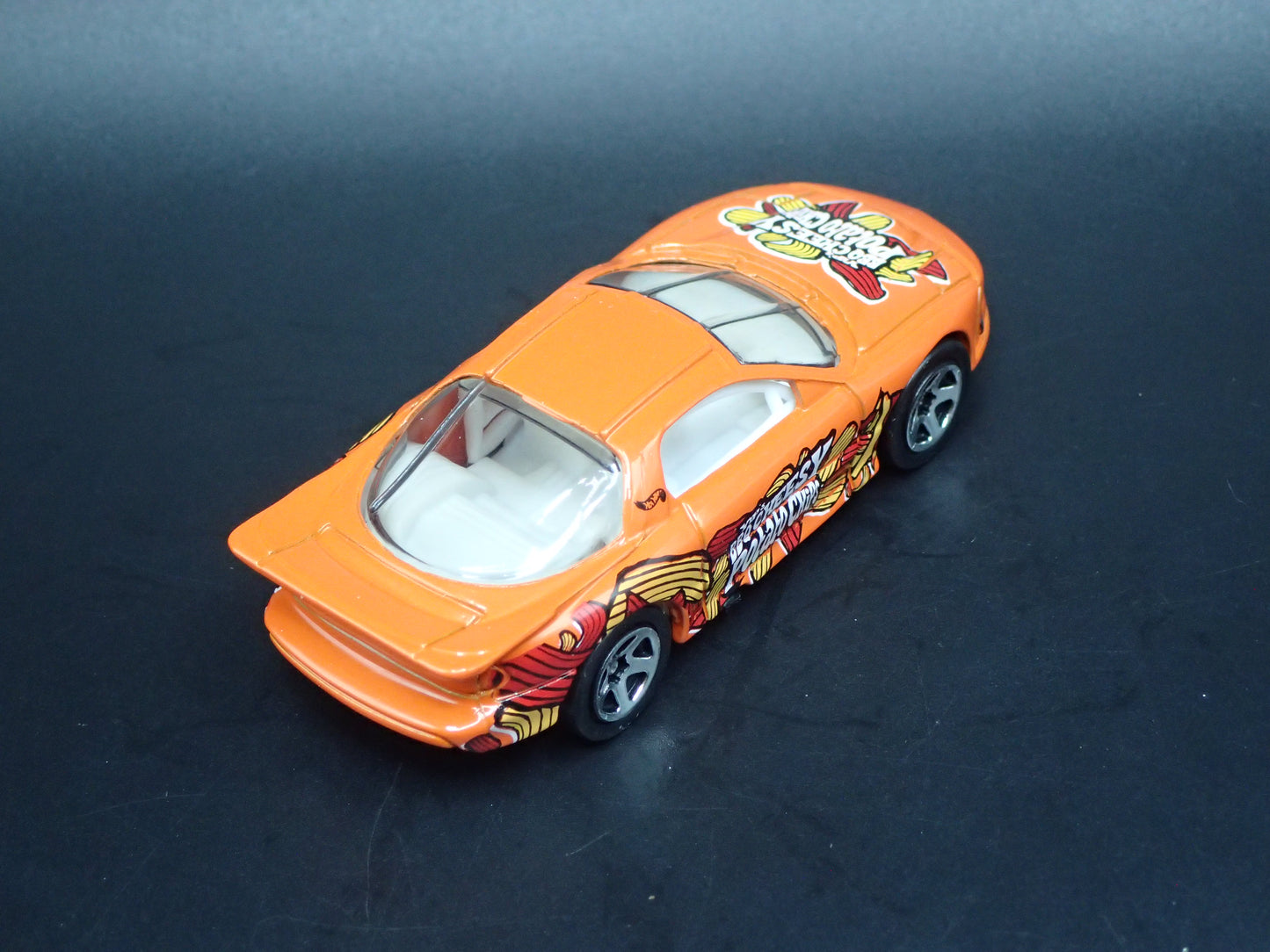 PONTIAC FIREBIRD IROC ORANGE 1:64 SCALE COLLECTIBLE DIORAMA DIECAST MODEL CAR