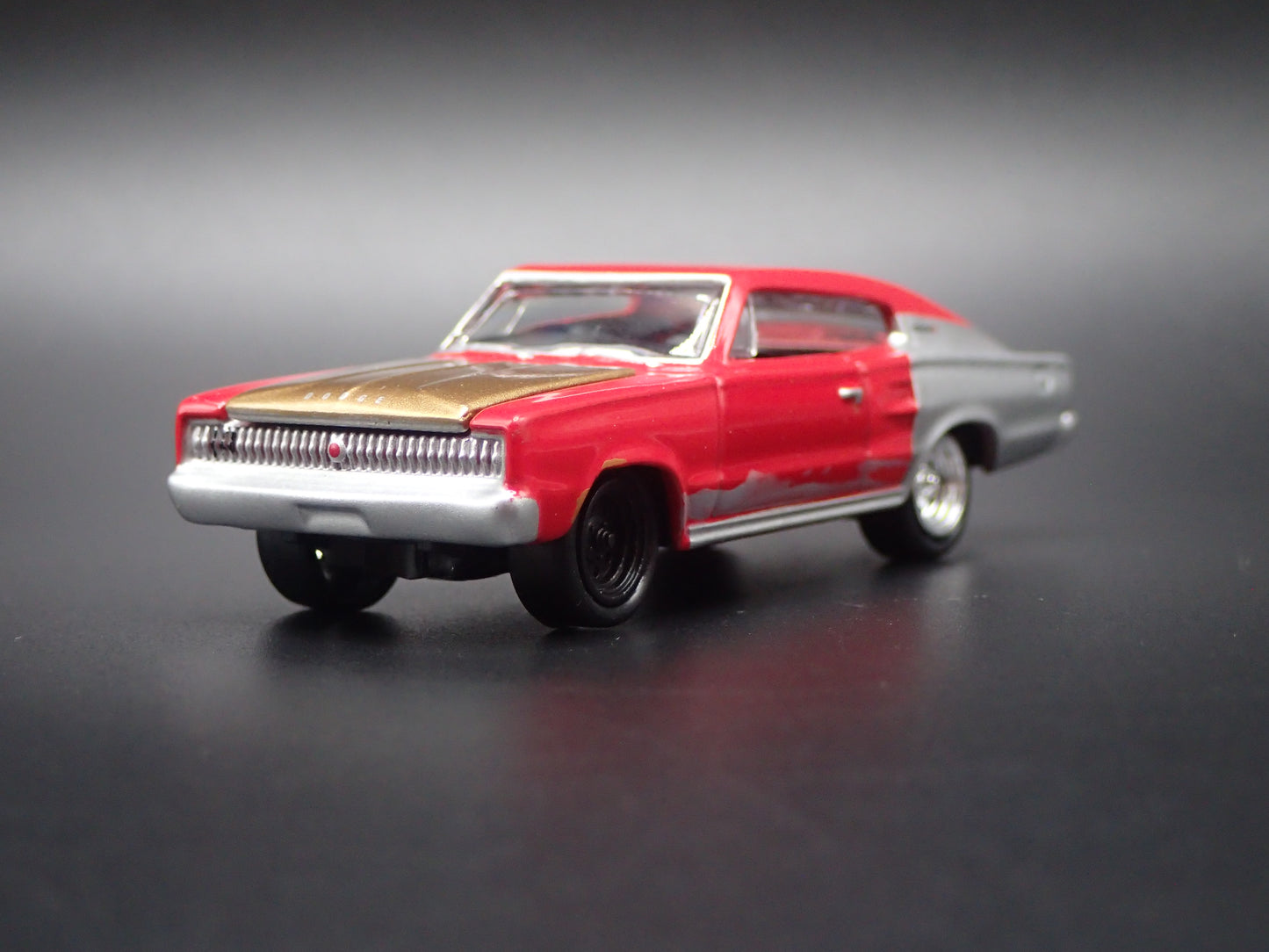 1966 66 DODGE CHARGER PROJECT BARN FIND 1:64 SCALE DIORAMA DIECAST MODEL CAR