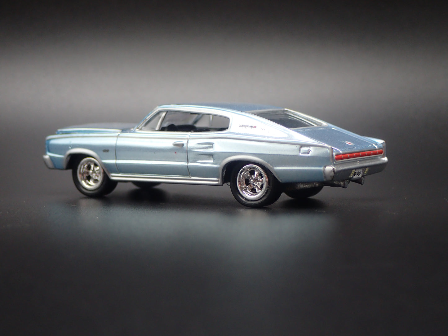 1966 66 DODGE CHARGER BLUE 1:64 SCALE COLLECTIBLE DIORAMA DIECAST MODEL CAR